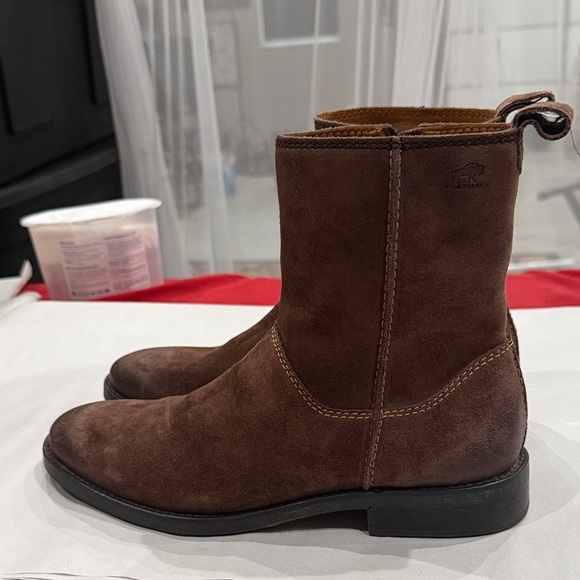 Men\'s Suede Ankle Boots in Rich Brown main image 4